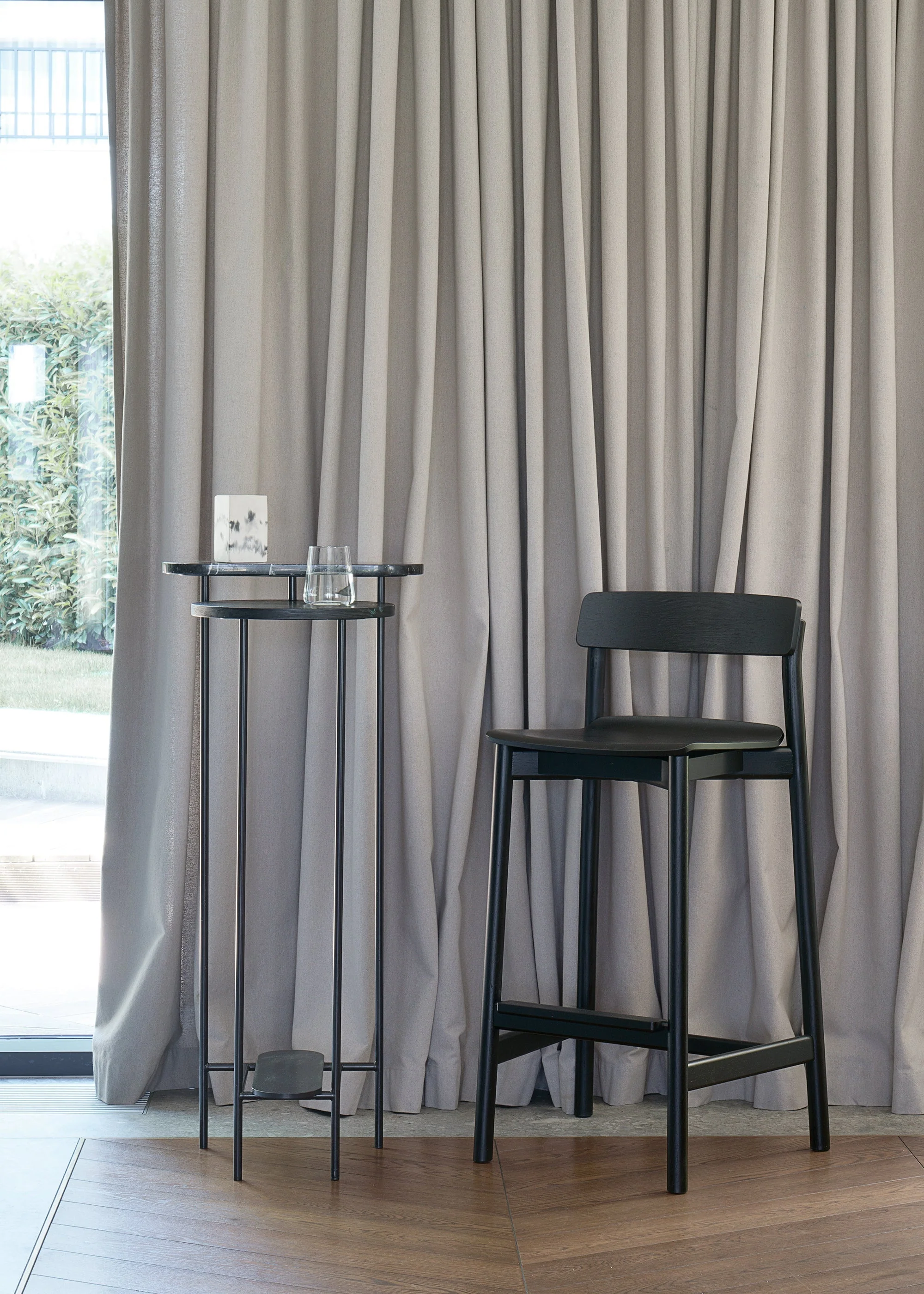 ARCHE bar stool / Black - Image 3
