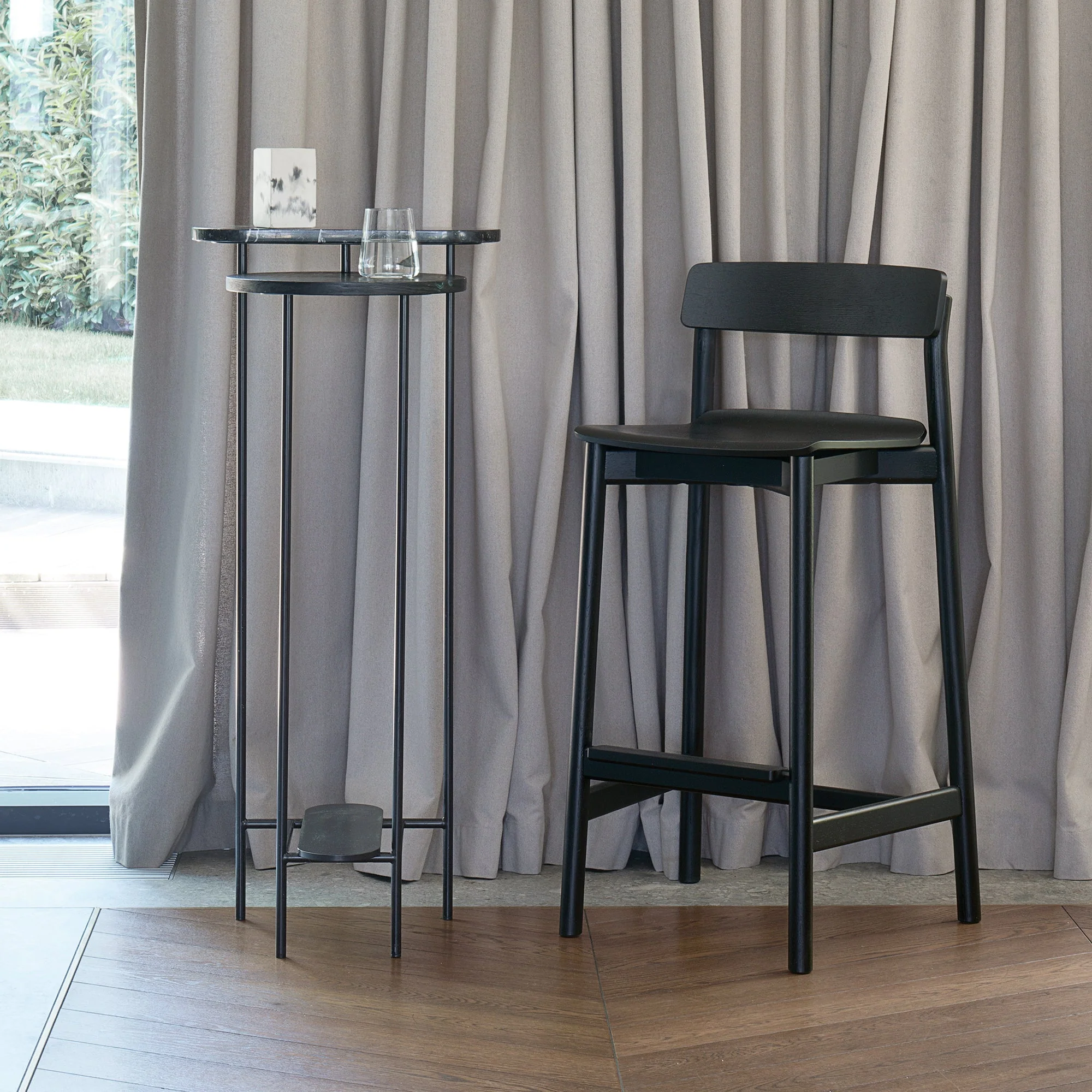 ARCHE bar stool / Black - Image 5