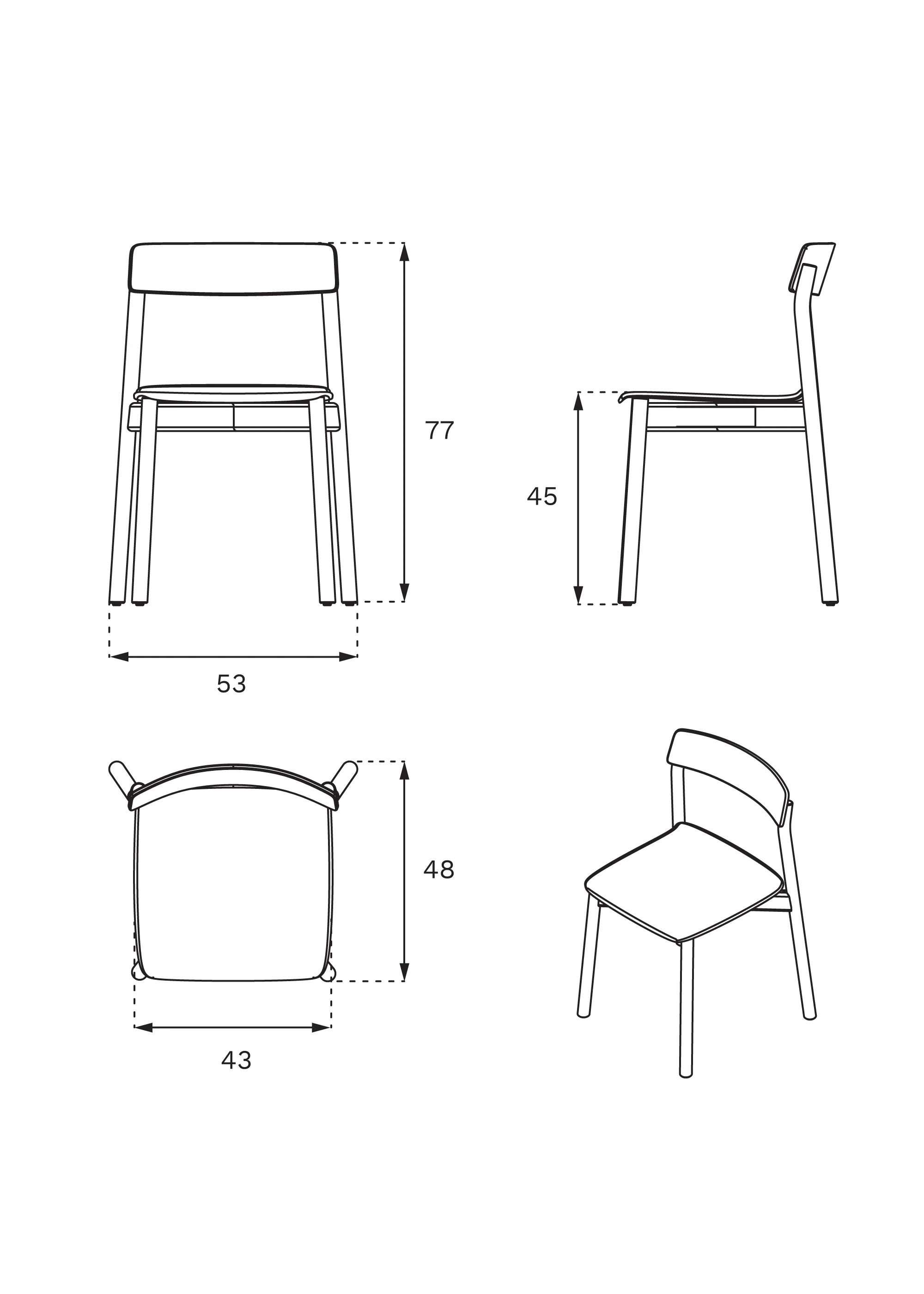 ARCHE chair / Black - Image 9