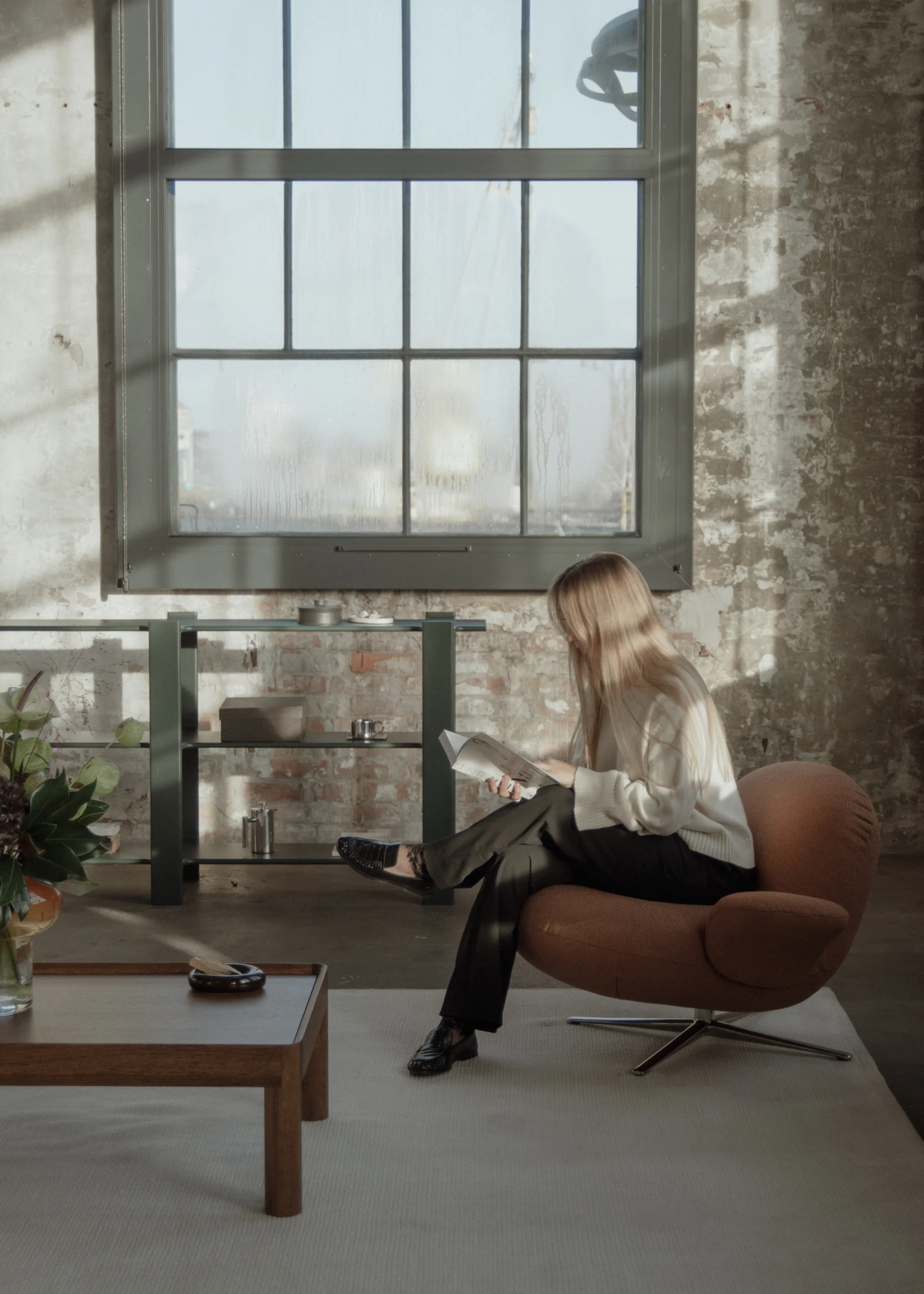 BAOZA lounge chair / Rust - Image 9