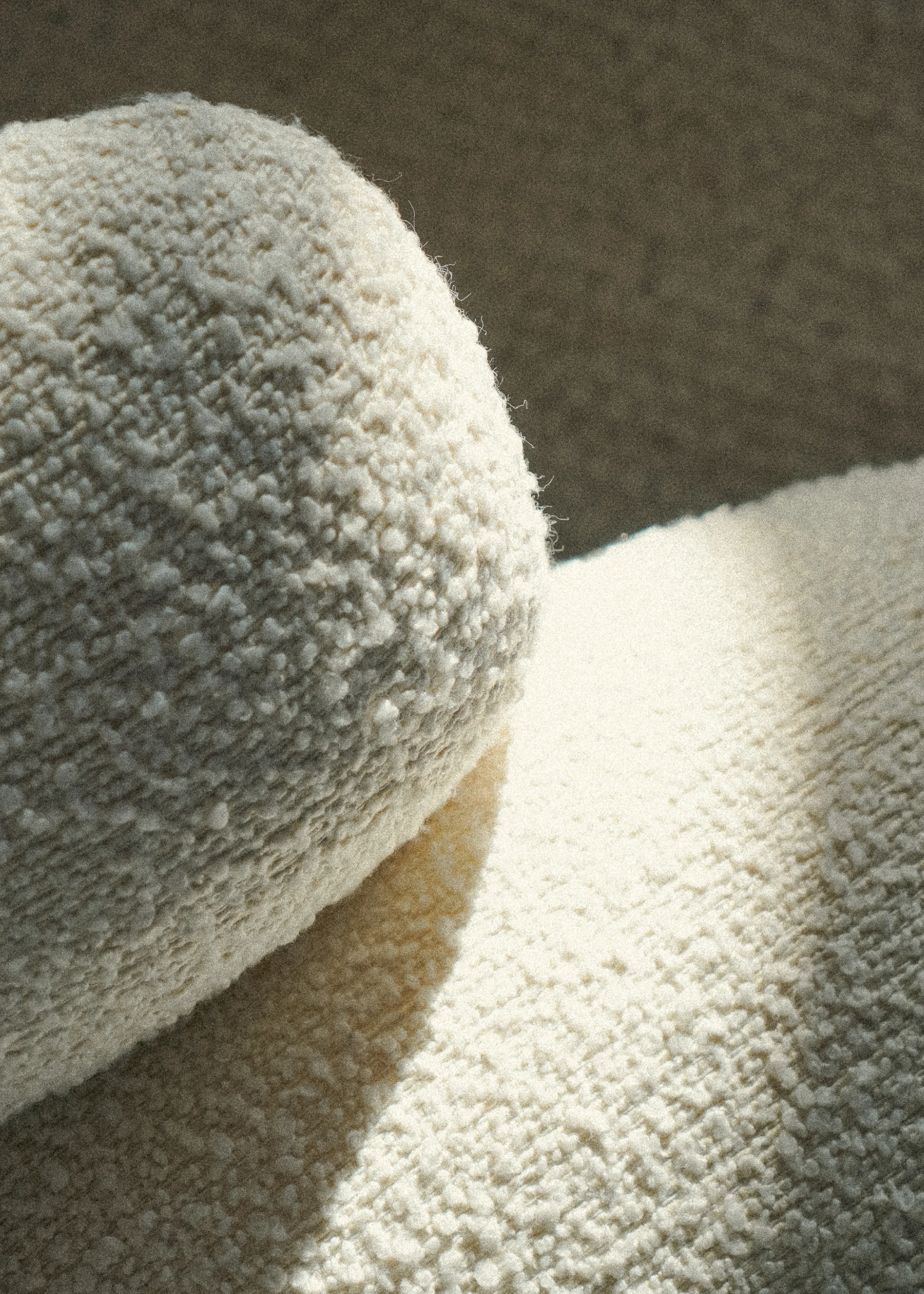 BAOZA lounge chair / Boucle White - Image 5