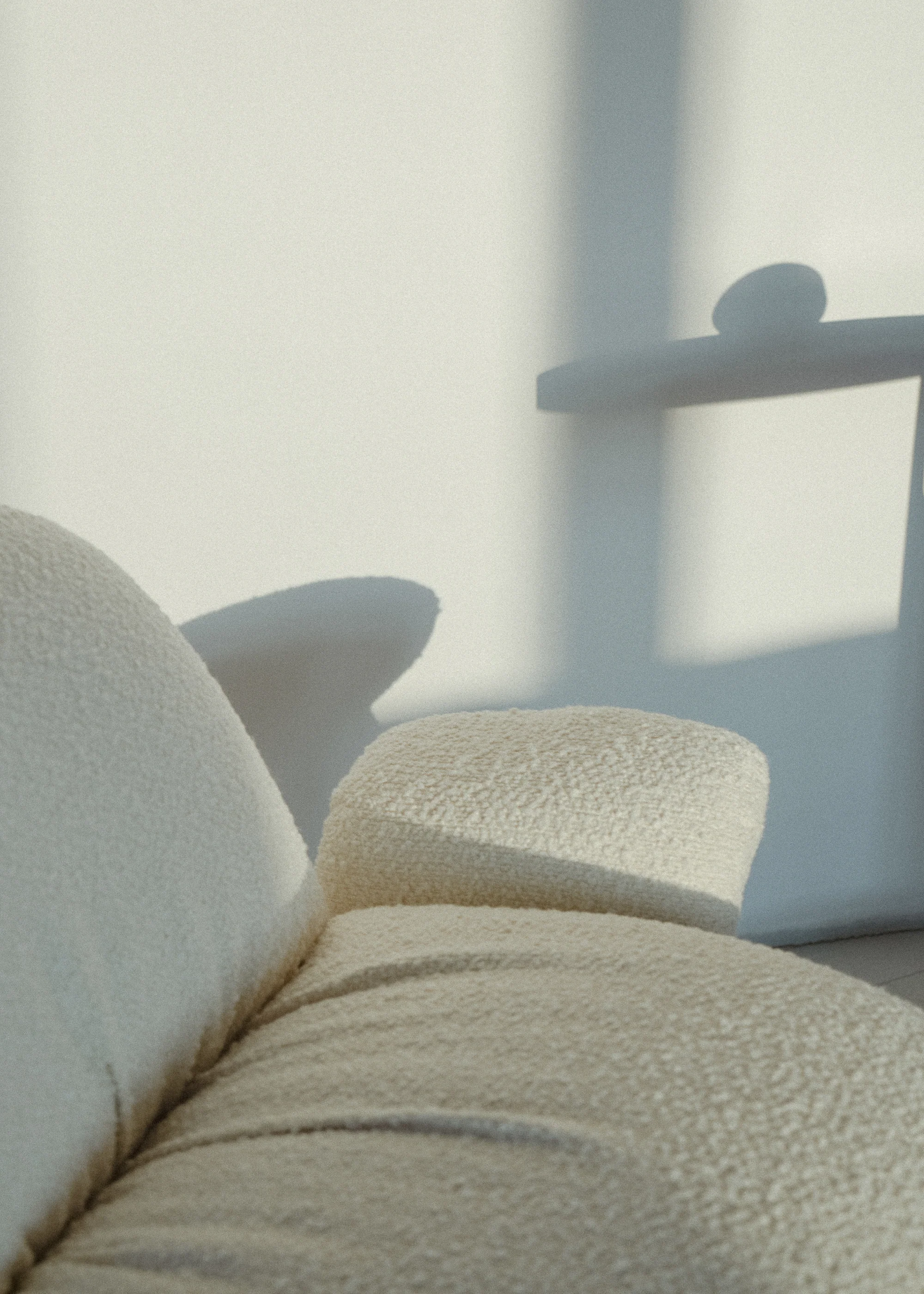 BAOZA lounge chair / Boucle White - Image 6