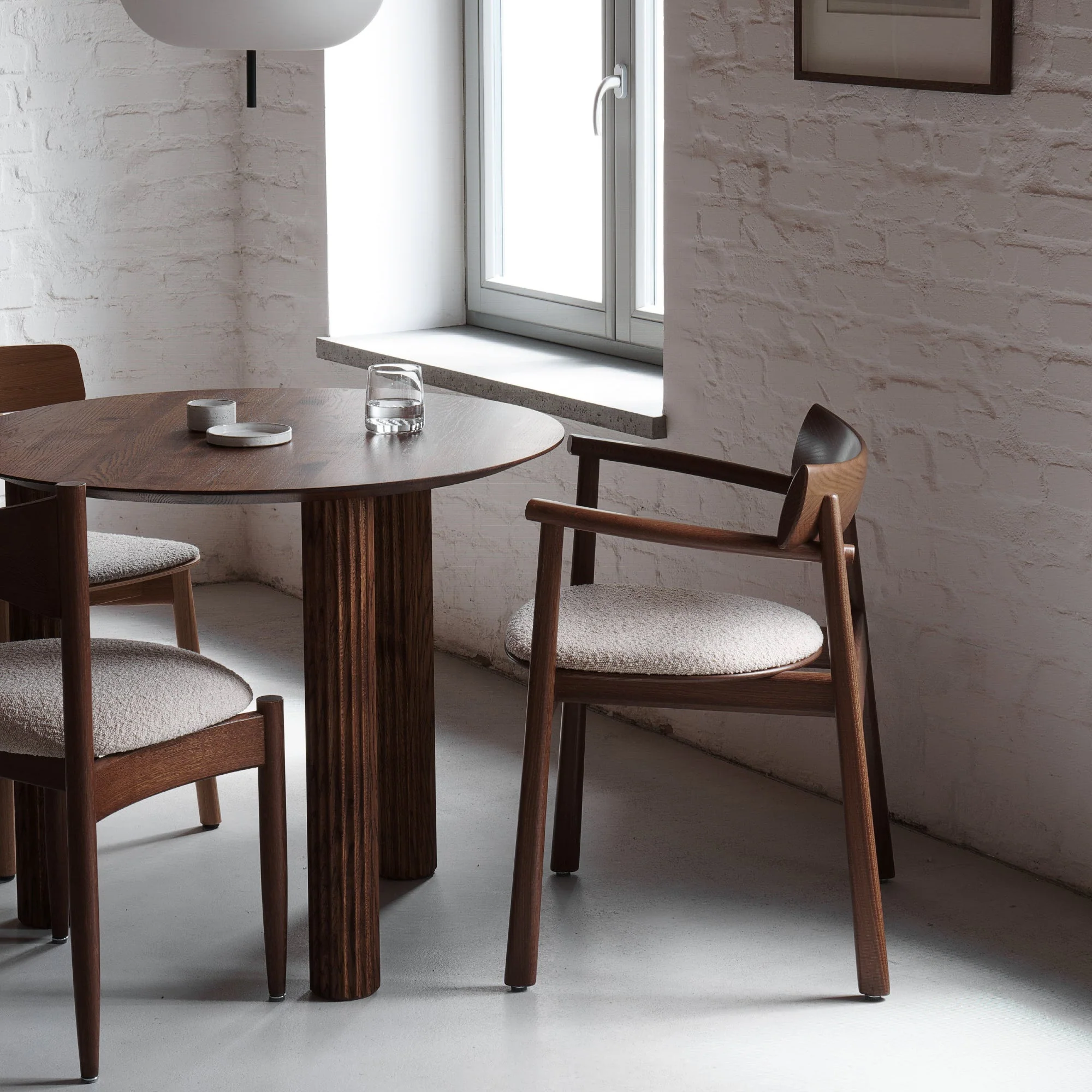 ELIPSA SOFT chair / Dark oak / Boucle sand - Image 8