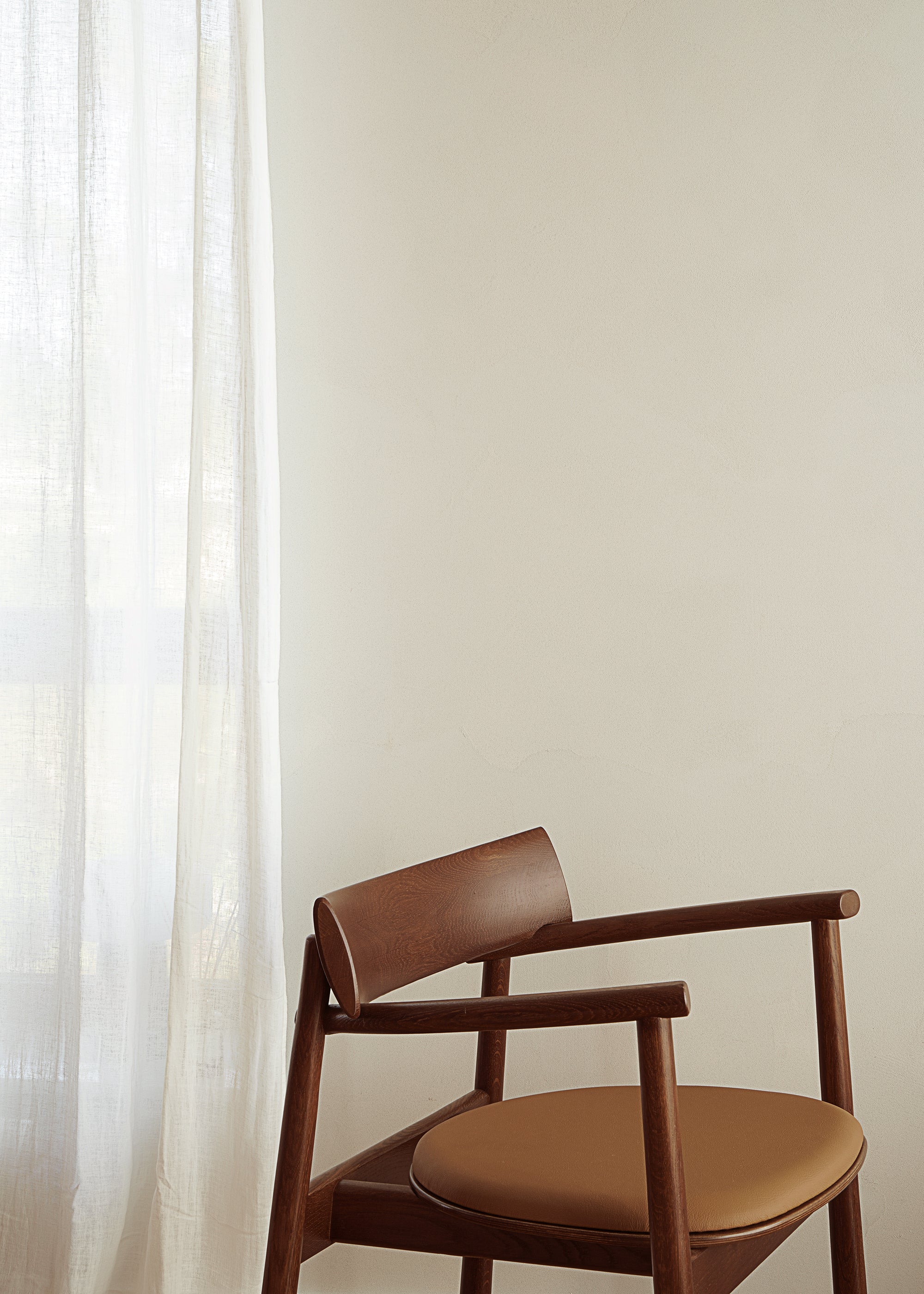 ELIPSA SOFT chair / Dark oak / Leather - Image 4