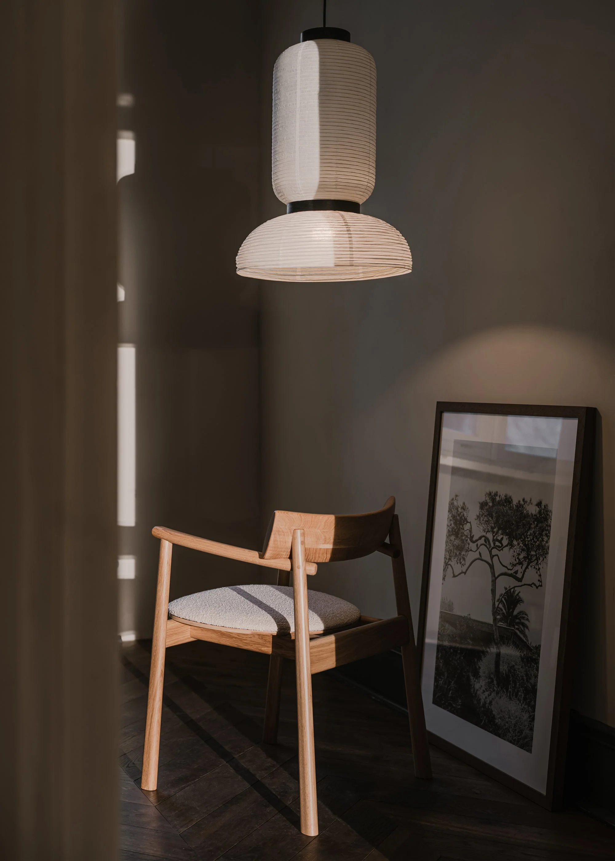 ELIPSA SOFT chair / Natur oak / Boucle sand - Image 3