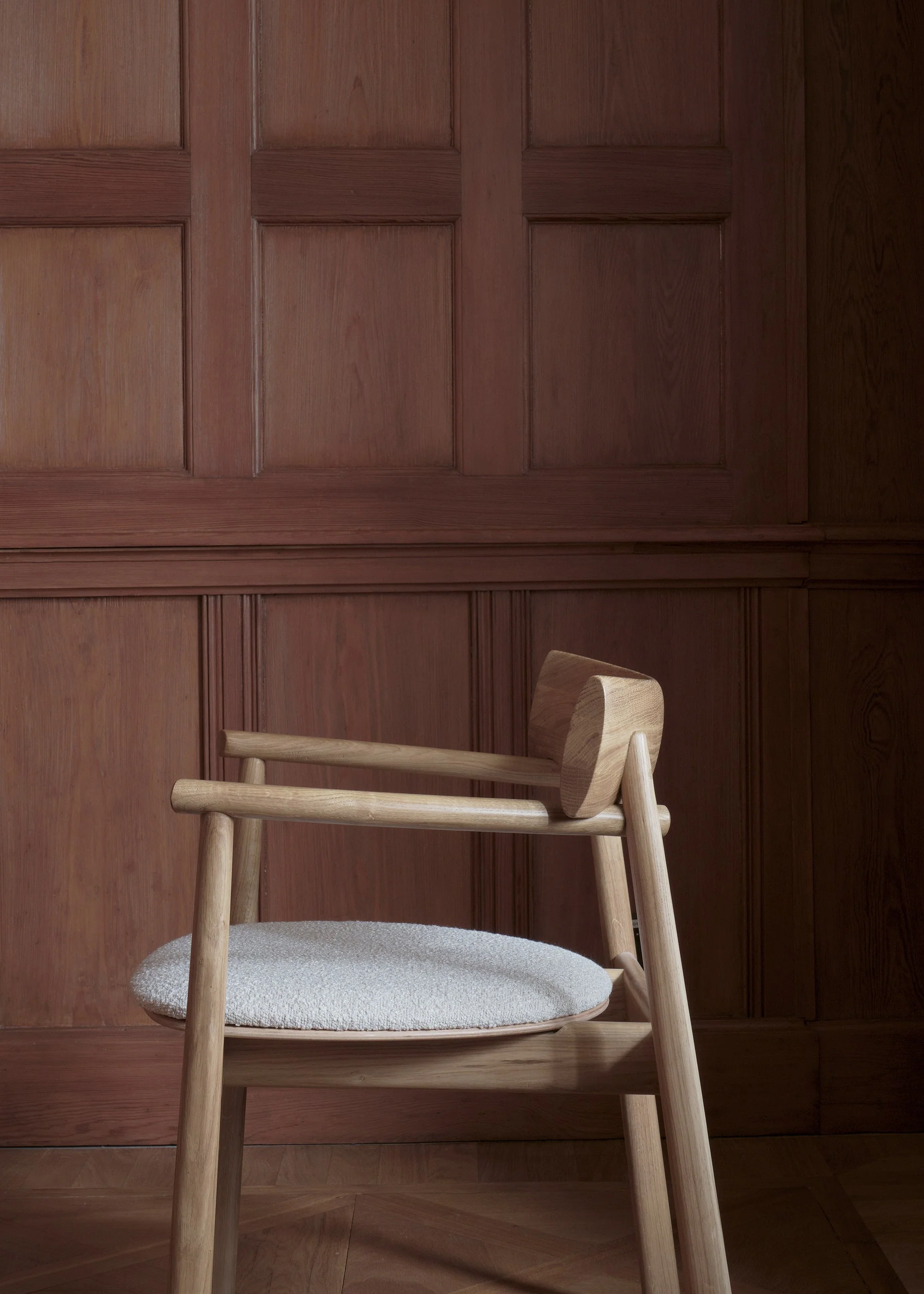 ELIPSA SOFT chair / Natur oak / Boucle sand - Image 5