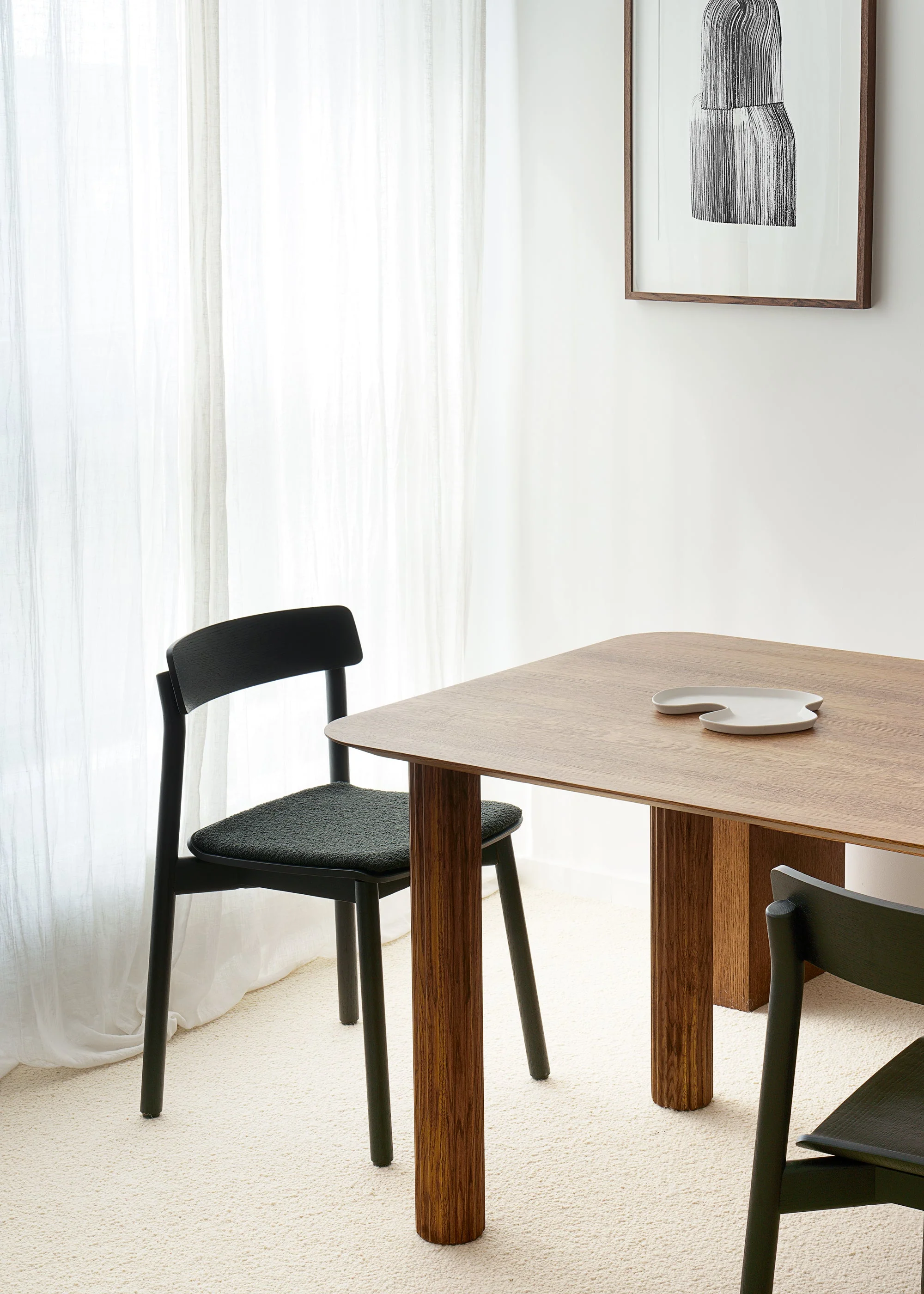 FILAR 160 table / Black oak - Image 3