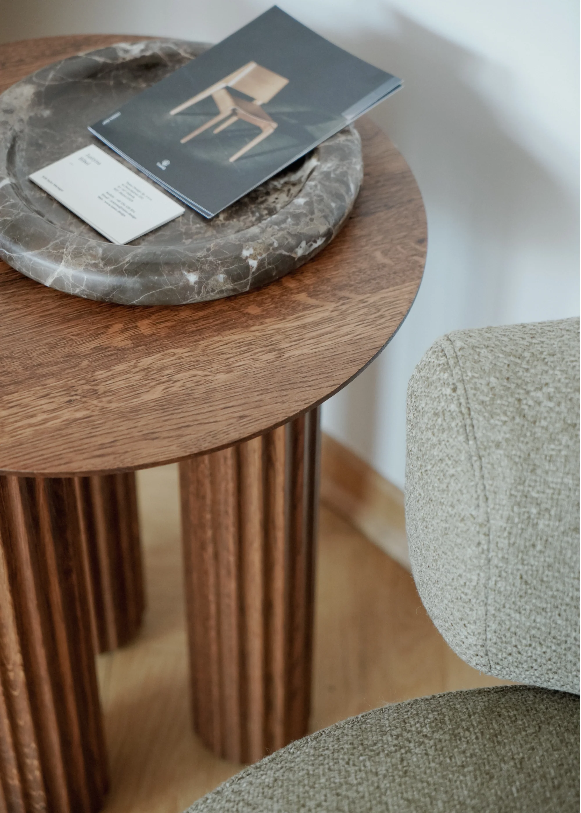 FILAR HIGH side table / Dark oak - Image 10