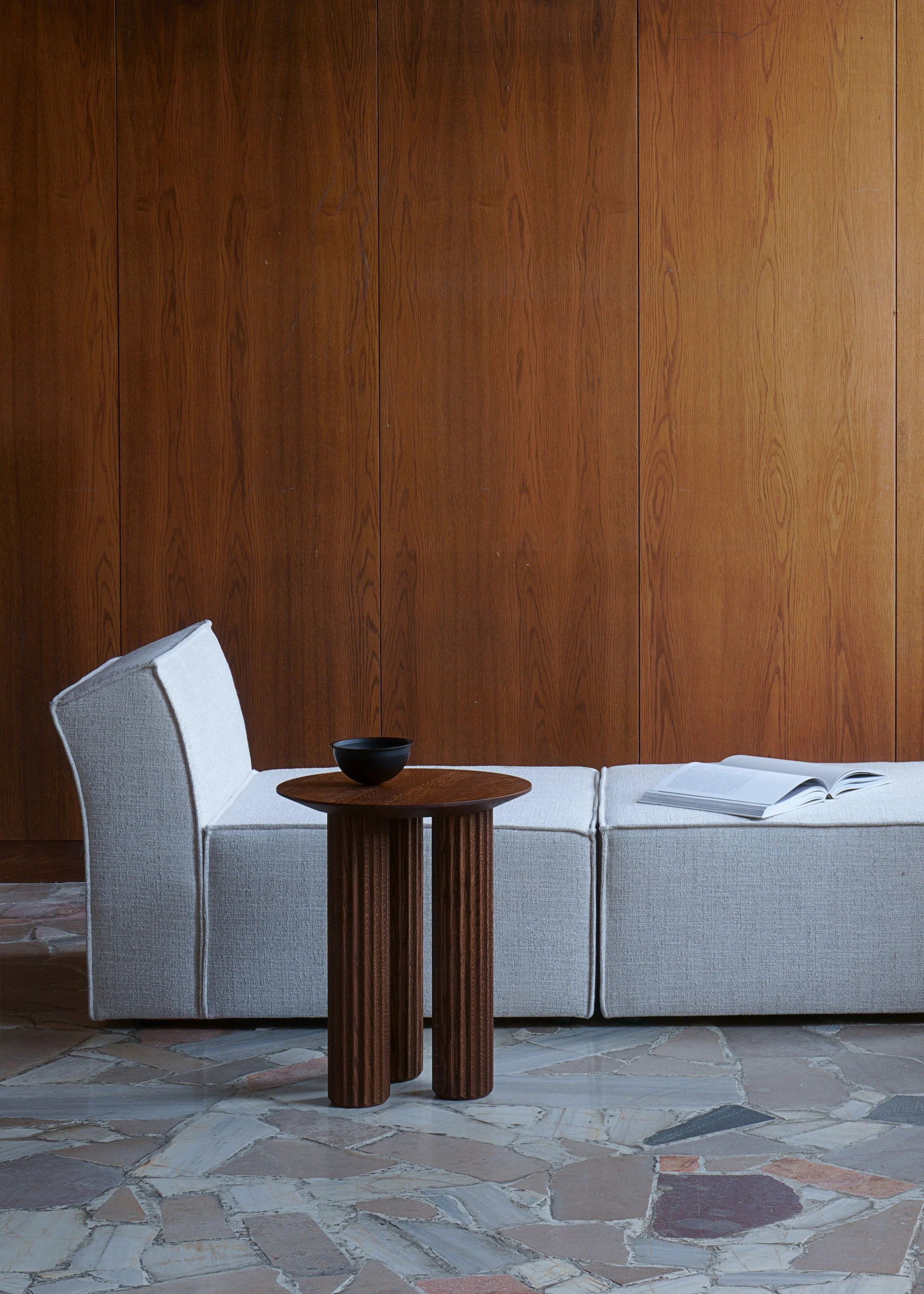 FILAR HIGH side table / Dark oak - Image 5