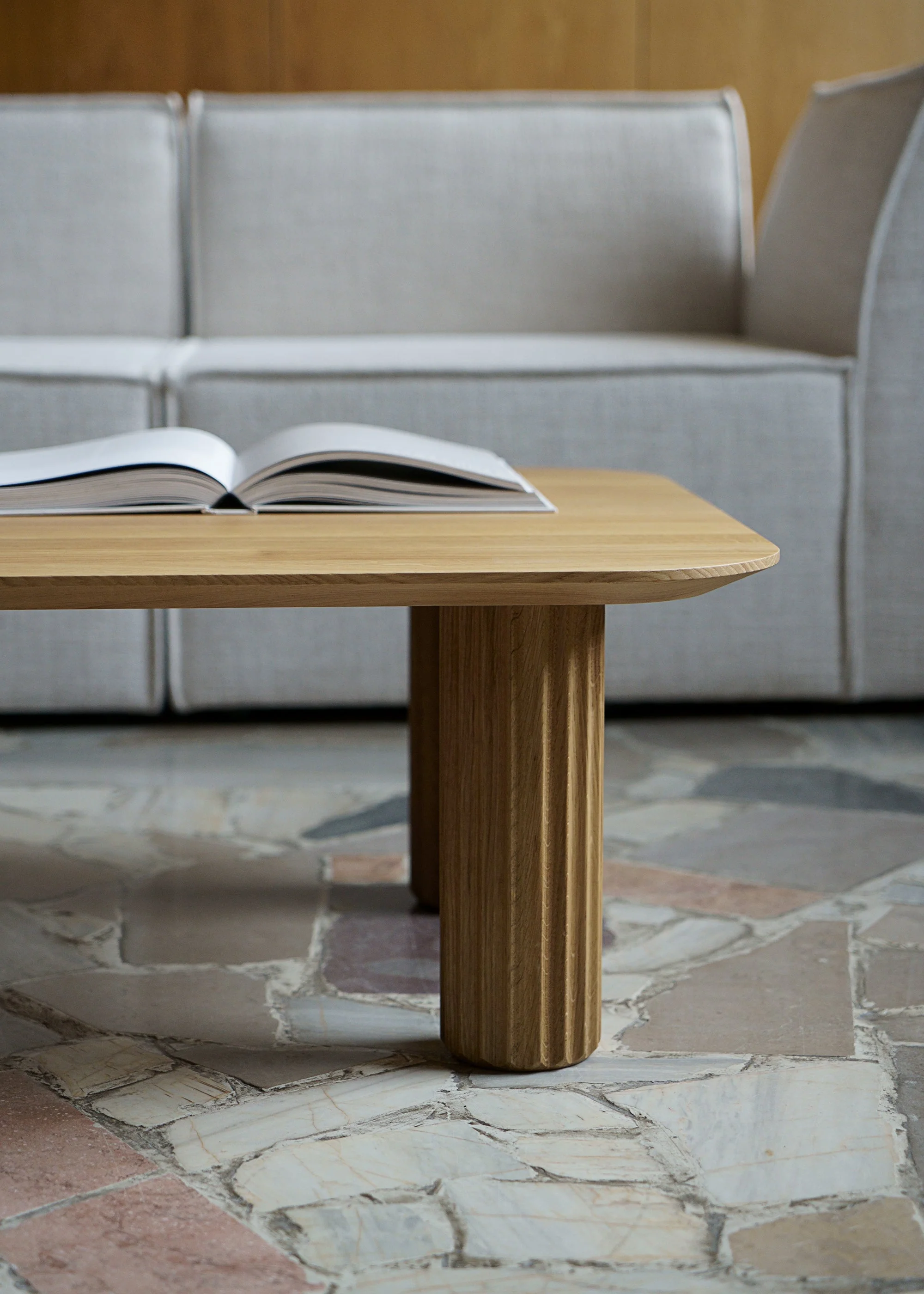 FILAR LOW coffee table / Natur oak - Image 3