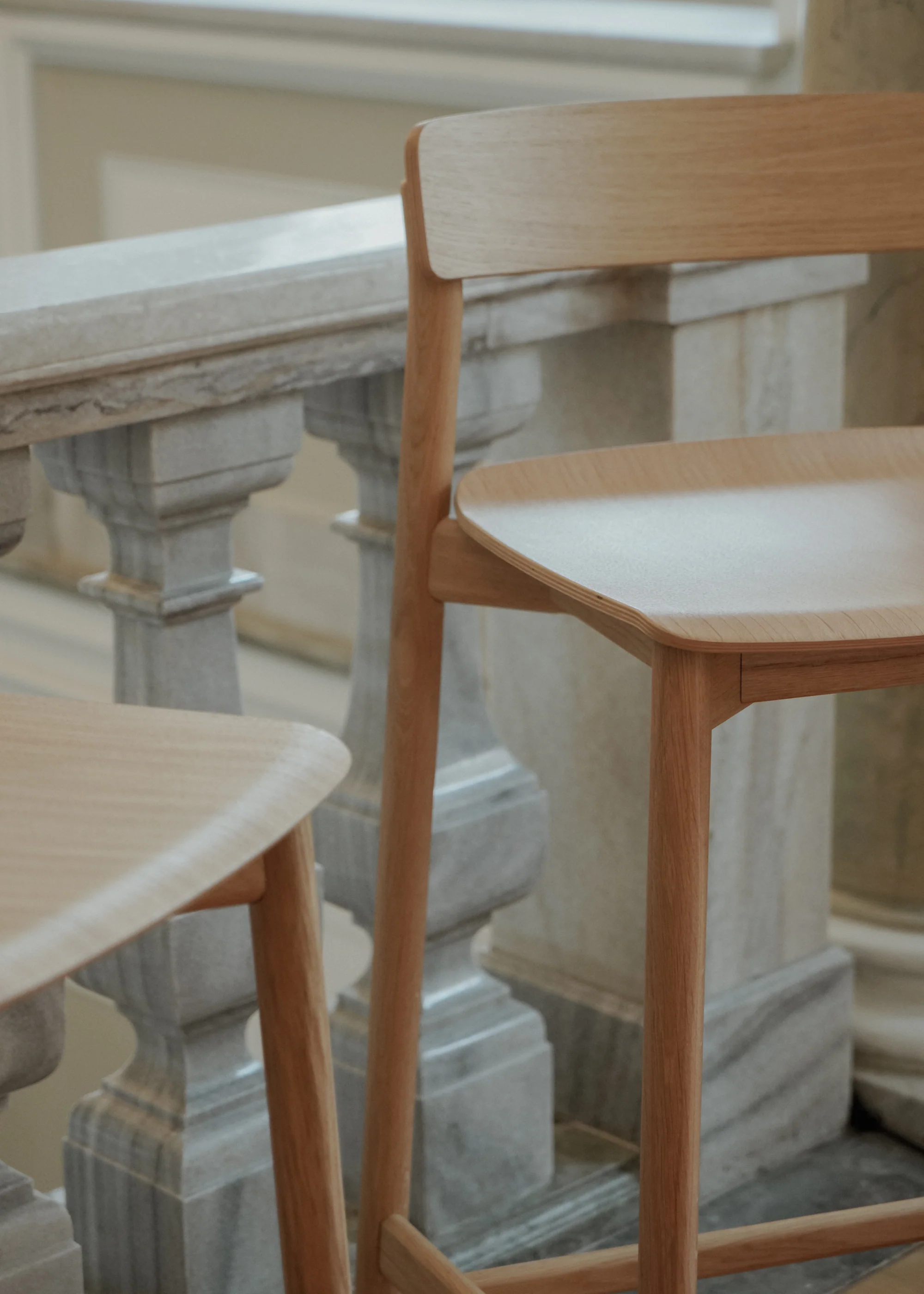 ARCHE bar stool / Natur oak - Image 18