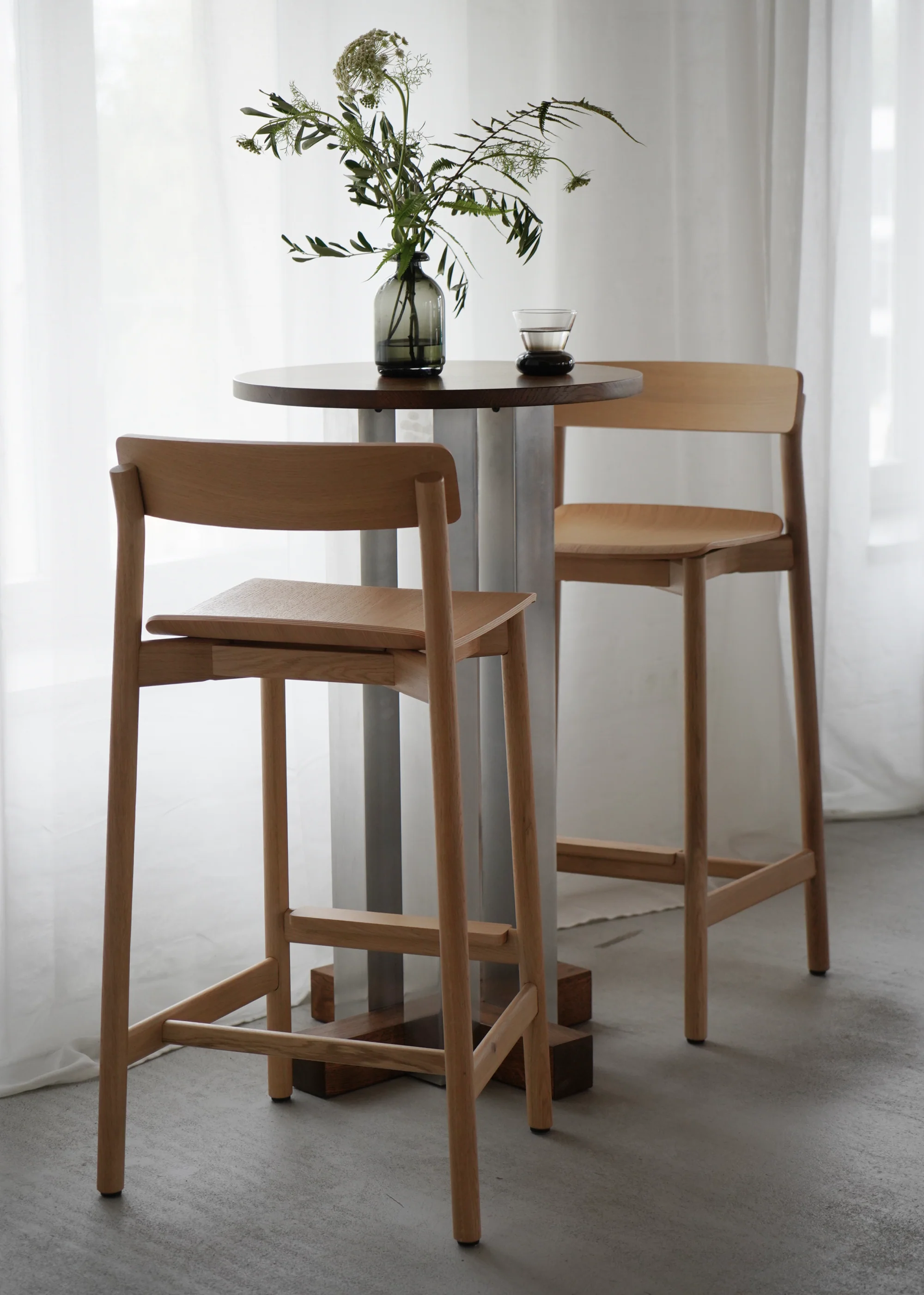 ARCHE bar stool / Natur oak - Image 5