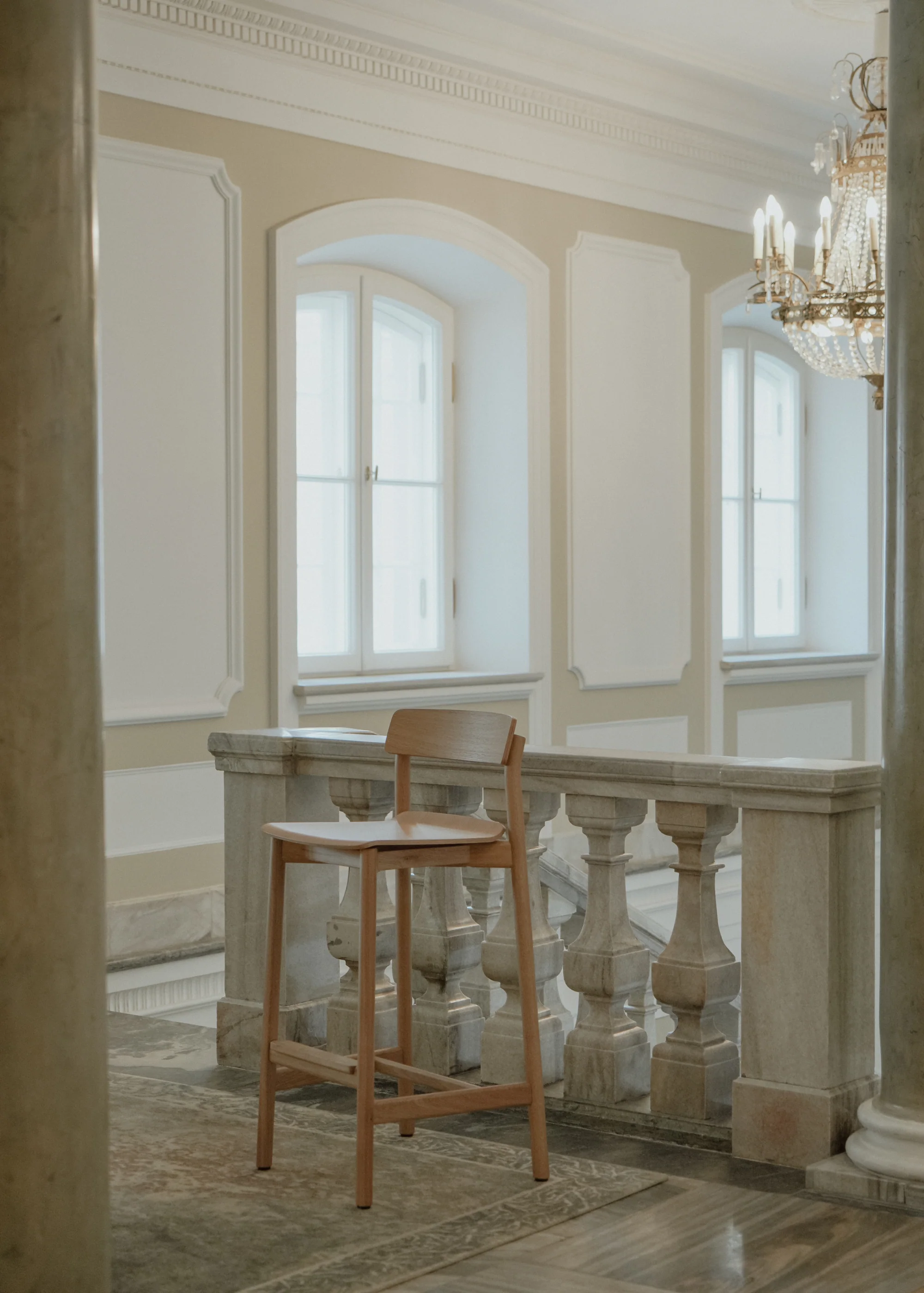 ARCHE bar stool / Natur oak - Image 6