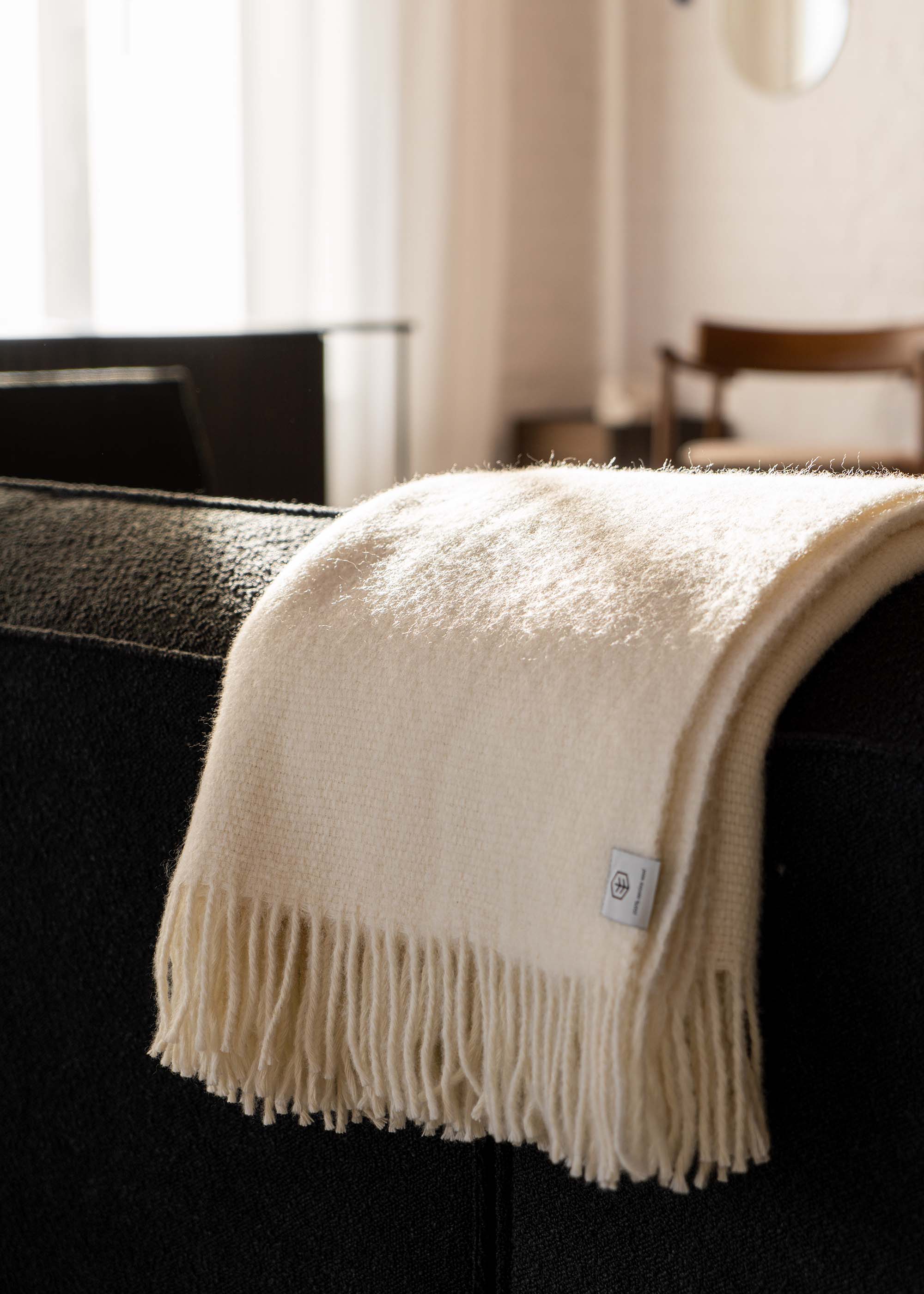 MERI blanket / Ecru - Image 3