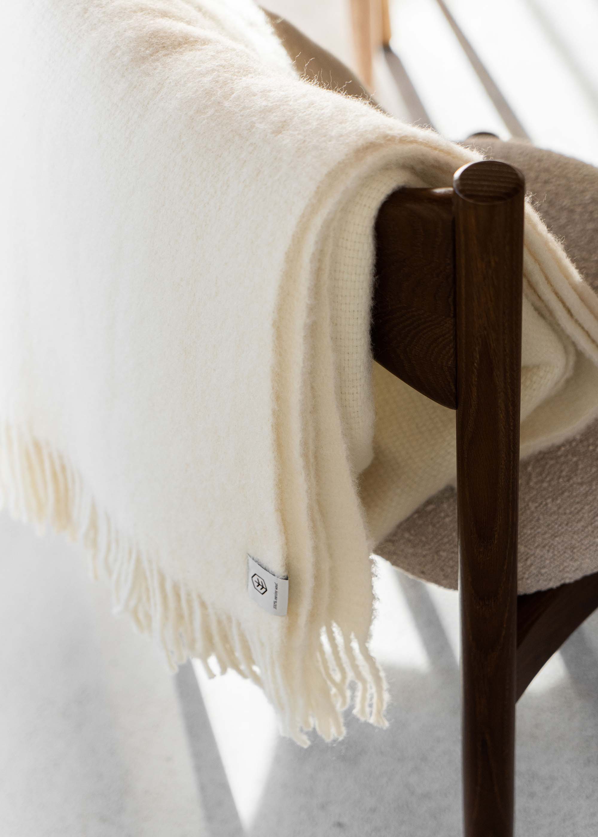 MERI blanket / Ecru - Image 4