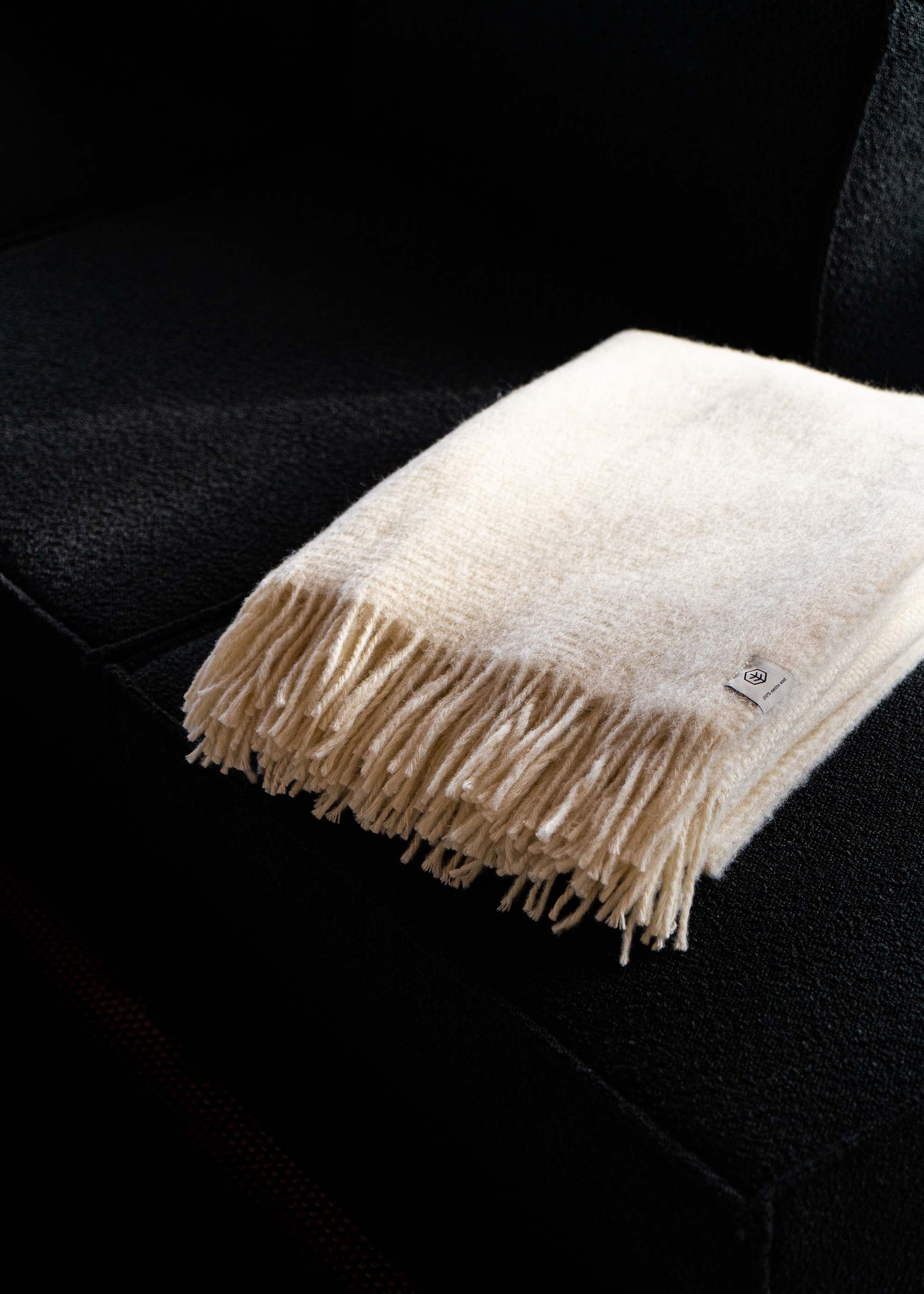 MERI blanket / Ecru - Image 5