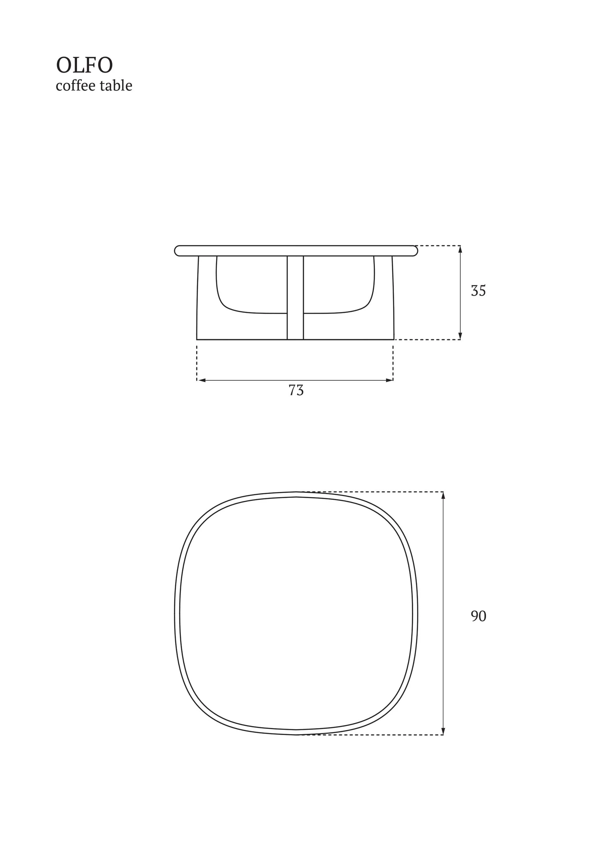 OLFO coffee table / Dark oak - Image 7