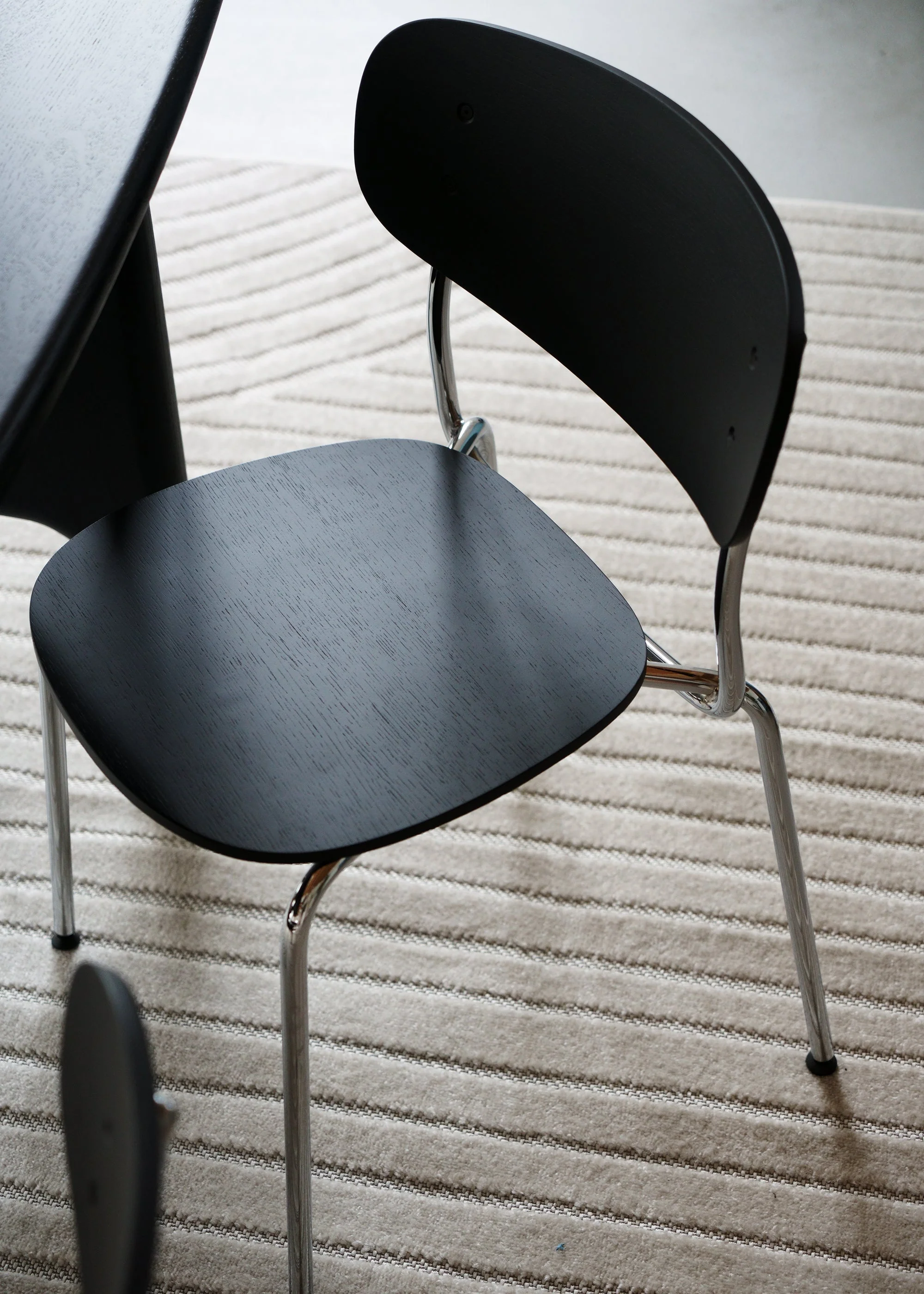 SPLOT chair Chrome / Black - Image 3