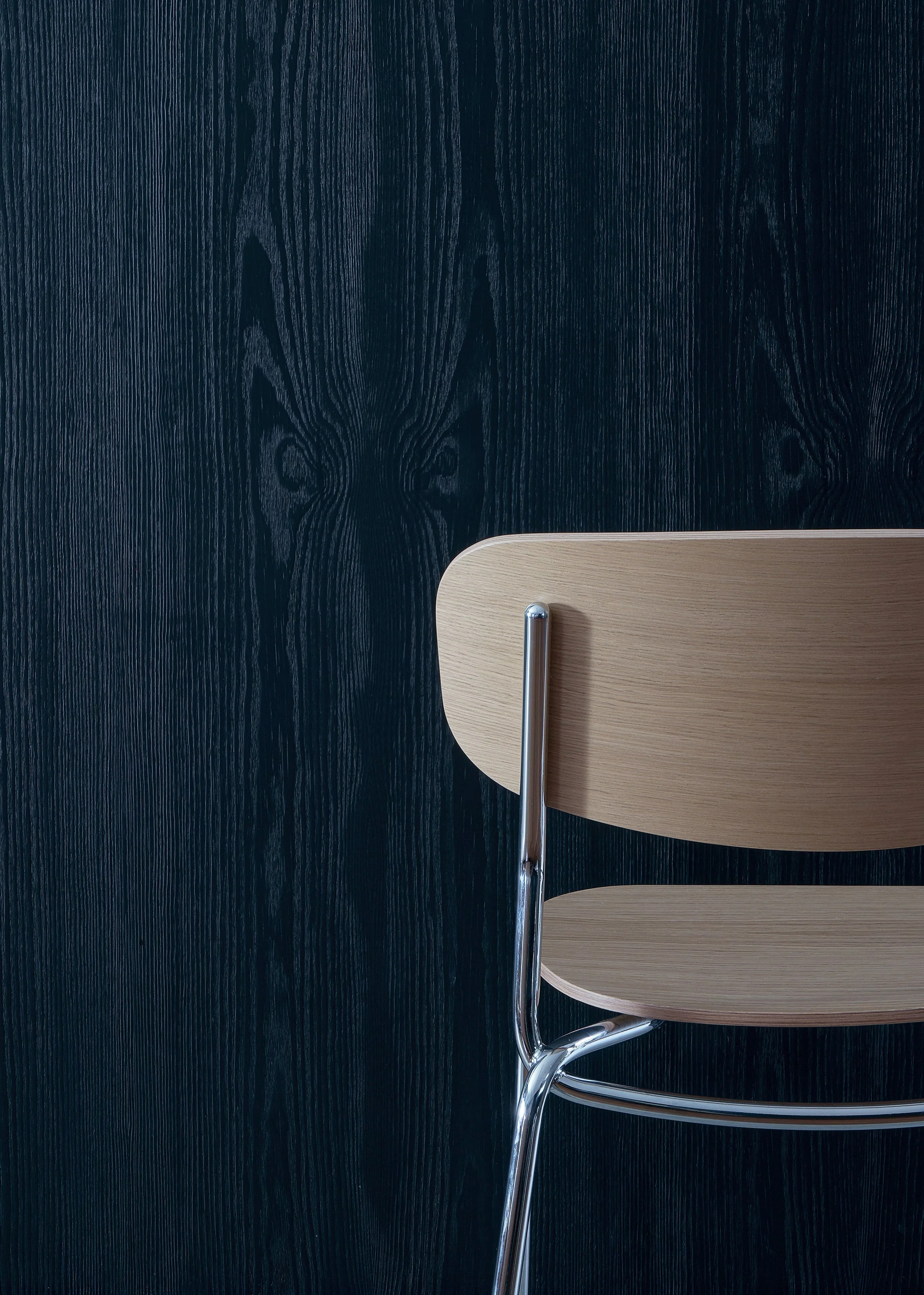 SPLOT chair Chrome / Natur Oak - Image 3