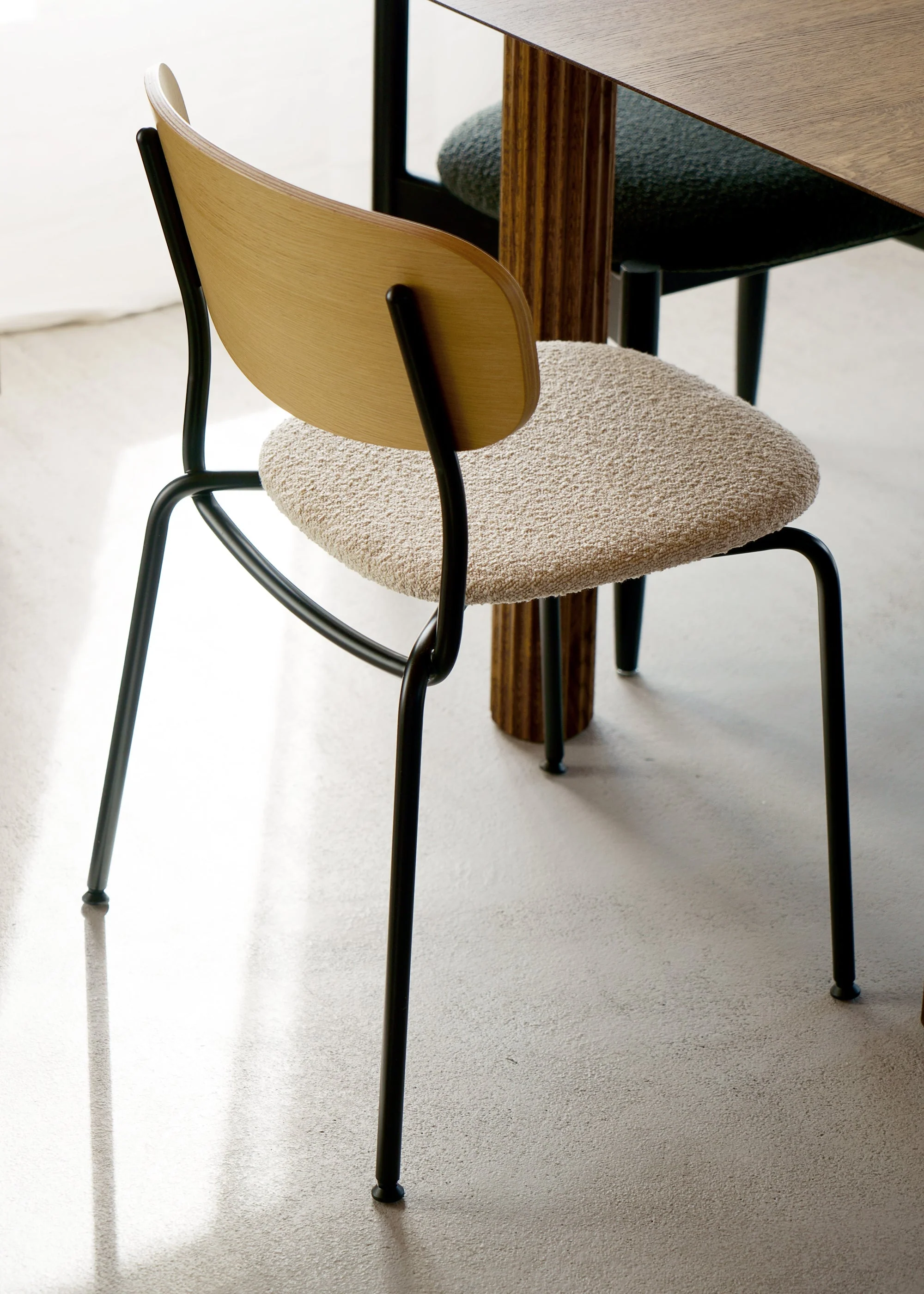 SPLOT SOFT Chair Black / Natur Oak - Image 4
