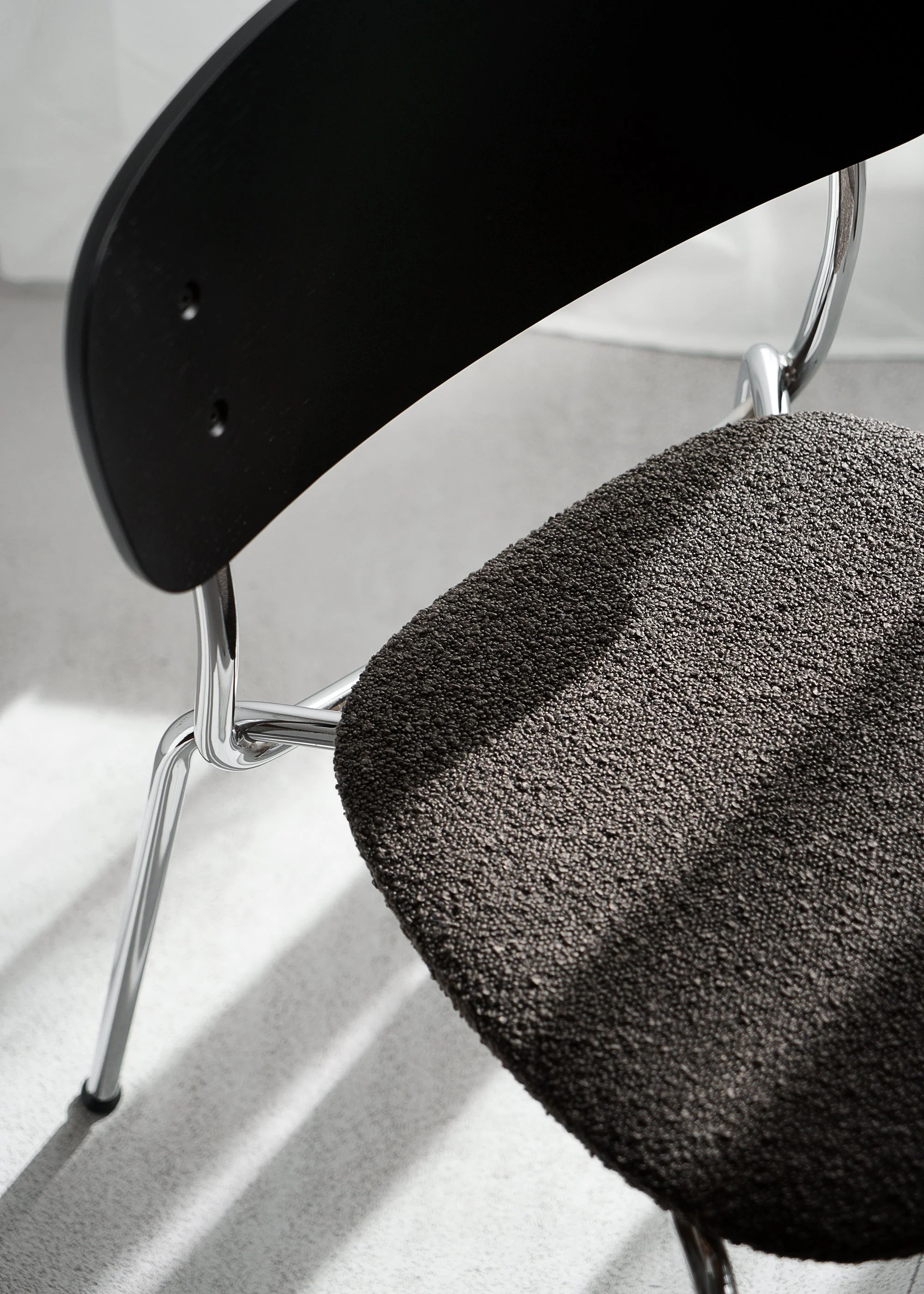 SPLOT SOFT Chair Chrome / Black Oak - Image 3