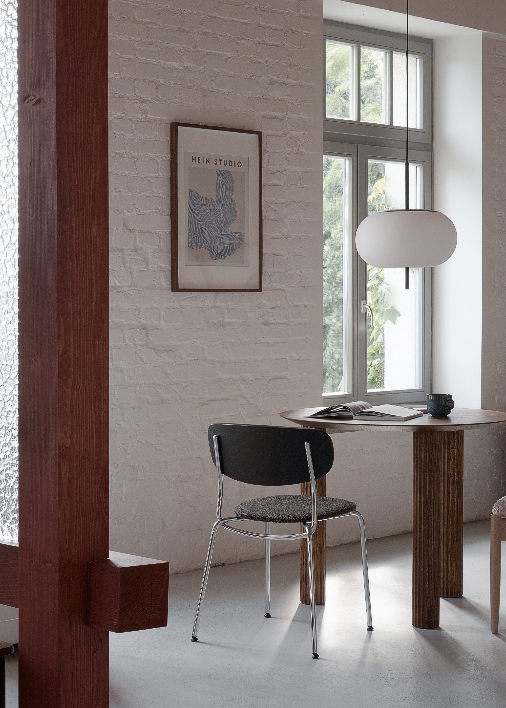 SPLOT SOFT Chair Chrome / Black Oak - Image 4