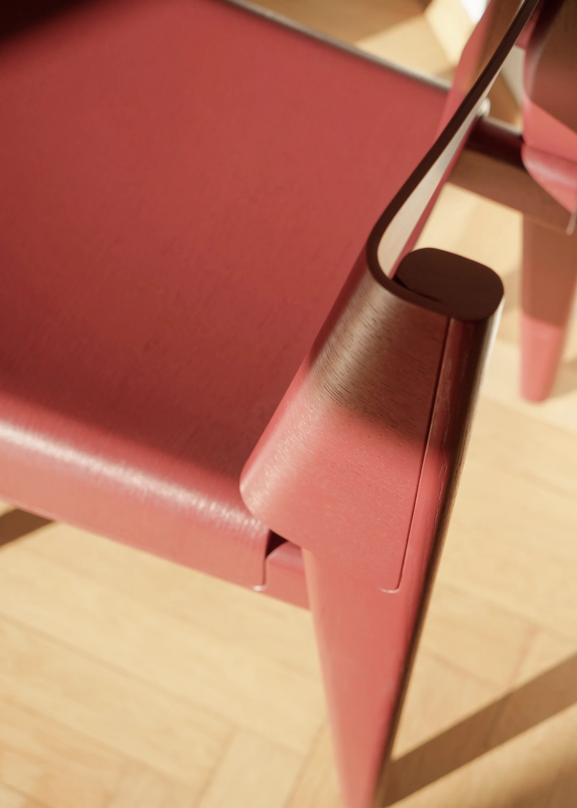 UNDIA chair / Burgundy - Image 4