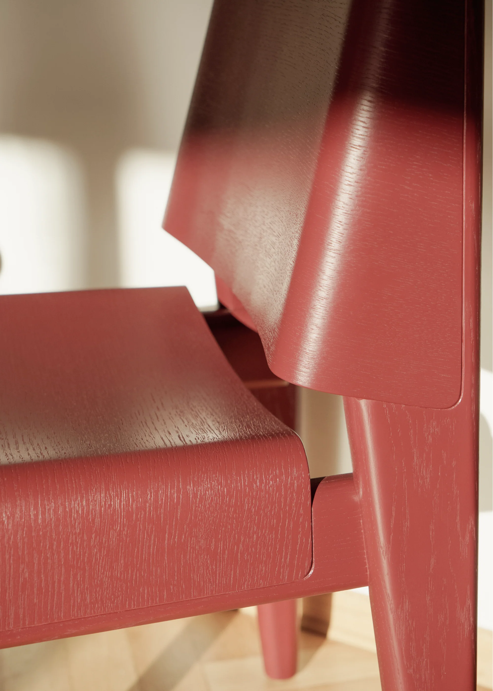 UNDIA chair / Burgundy - Image 7